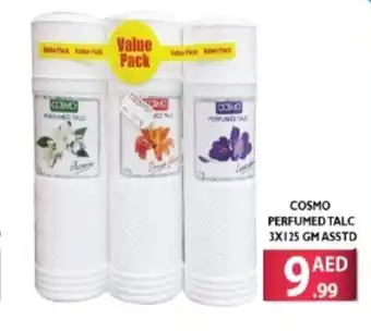 Bigmart Cosmo Perfumed Talc 3x125 gm asstd offer