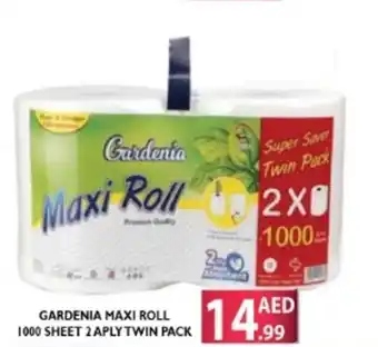 Bigmart Gardenia Maxi Roll 1000 Sheet 2 Aply Twin Pack offer