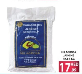 Bigmart Milagrosa Jasmine Rice 5 kg offer