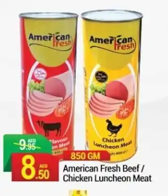 New W Mart American Fresh Beef / Chicken Luncheon Meat 850gm offer