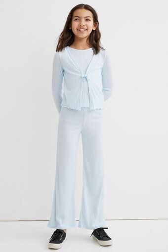 H&M 3-piece ribbed jersey set offer