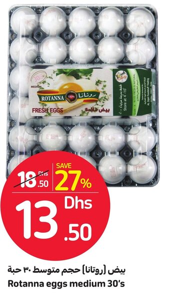 Carrefour Rotanna eggs medium 30's offer