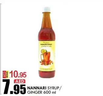 KM Trading Nannari Syrup / Ginger 600 ml offer