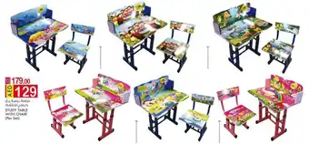 KM Trading Study table with chair (per set) offer