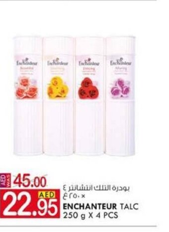 KM Trading Enchanteur TALC 250g x 4pcs offer