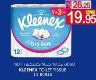 KM Trading Kleenex Toilet tissue 12rolls offer