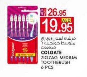 KM Trading Colgate zigzag medium toothbrush 6pcs offer