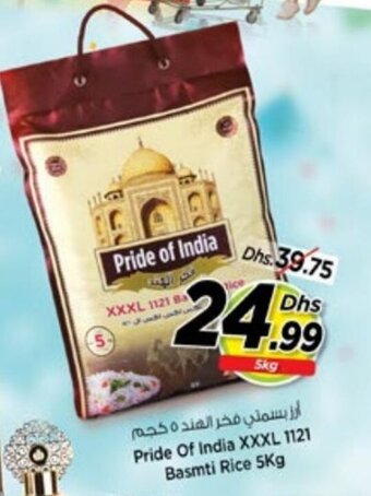 Nesto Pride of India XXXL 1121 Basmati Rice 5kg offer