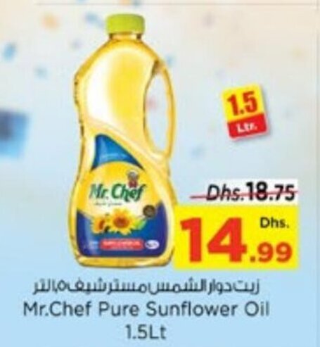 Nesto Mr. Chef Pure Sunflower Oil 1.5Lt offer