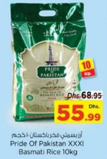 Nesto Pride of Pakistan XXXl Basmati Rice 10kg offer