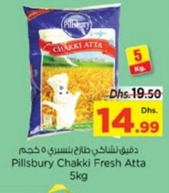 Nesto Pillsbury Chakki Fresh Atta 5kg offer