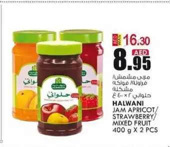 KM Trading Halwani jam apricot/strawberry/mixed fruit 400G x 2 PCS offer