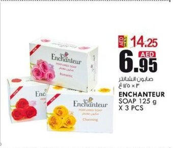 KM Trading Enchanteur soap 125G x 3 PCS offer