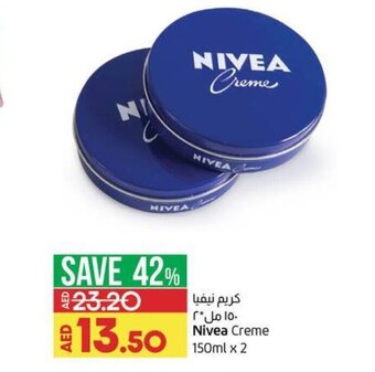Lulu Hypermarket Nivea creme 150ml x 2 offer