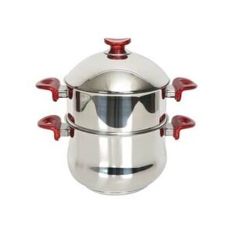Lulu Hypermarket Vivaldi stainless steel steamer orkide g460 offer