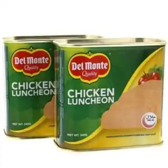 Lulu Hypermarket Del monte chicken luncheon meat 2 x 340g offer