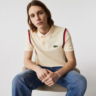 Lacoste Men’s lacoste made in france regular fit organic cotton polo offer