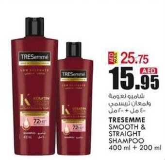 KM Trading Tresemme Smooth & Straight Shampoo 400ml+200ml offer