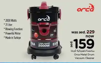 Nesto Orca metal drum vacuum cleaner offer