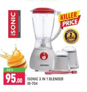 Shaklan Isonic 3 in 1 Blender IB-704 offer