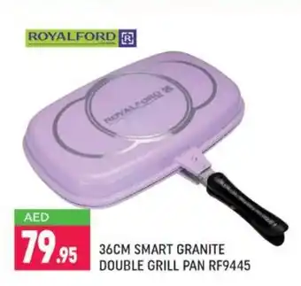 Shaklan Royalford 36cm Smart Granite Double Grill Pan RF9445 offer