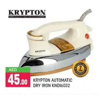 Shaklan Krypton Automatic Dry Iron KND16032 offer