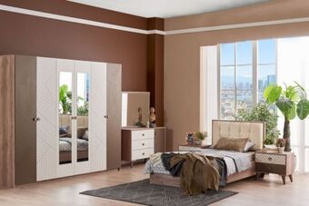 Asymetric single bed (120 x 200 cm)