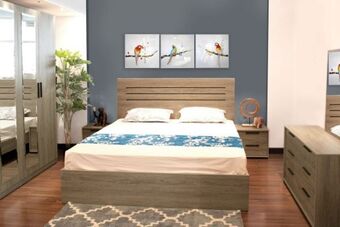 Berlin queen bed (150 x 200 cm)