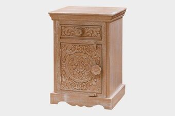United Furniture Carved bed side table offer