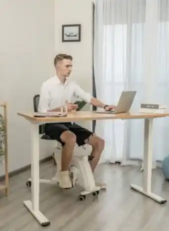 Noon Height adjustable single motor standing or sitting desks for the office et114-zx02/zb01-14070-bh-h18 white/oak offer