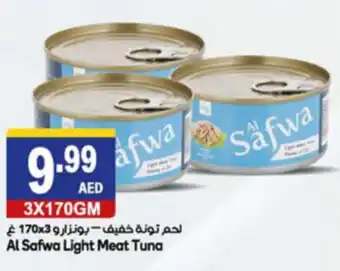 Almaya supermarket Al Safwa light meat tuna 3x170GM offer