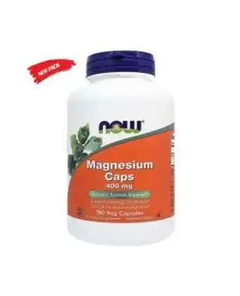 Aster Pharmacy Now magnesium 400 mg capsules 180's offer