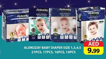 Madhoor Supermarket Alokozay Baby Diaper Size 1,3,4,5 21Pcs, 17Pcs, 16Pcs, 14Pcs offer