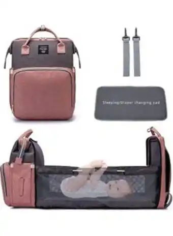 Noon 3 in 1 foldable baby bag with hook and changing pad offer