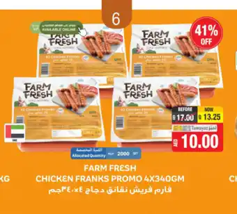 Union Coop Farm Fresh Chicken Franks Promo 4x34gm offer
