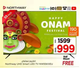 Nesto Northway UHD smart LED TV NW55KXEU offer