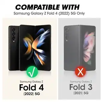 Supcase for samsung galaxy z fold 4 case 5g (2022) ub rugged belt clip shockproof protective case with built-in screen protec