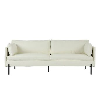 Homes R Us Irish 3-seater sofa, white offer