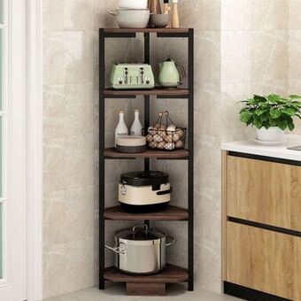 Danube Home Umberto kitchen stand - walnut / black offer