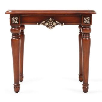 Homes R Us Aisha end table, brown offer