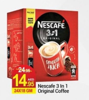 New W Mart Nescafe 3 in 1 Original Coffee offer