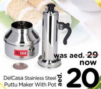Nesto Delcasa stainless steel puttu maker with pot offer