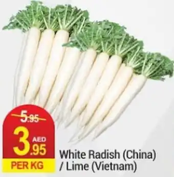 New W Mart White Radish (China) / Lime (Vietnam) offer