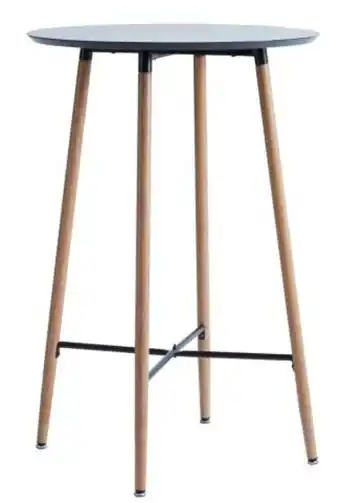 JYSK Bar table jonstrup 70 black/oak offer