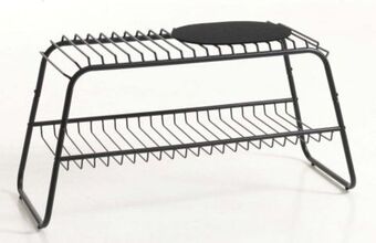 JYSK Bench aalestrup w/cusion black offer