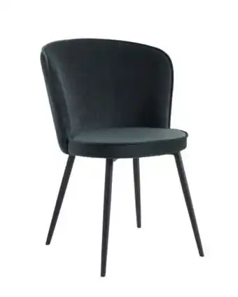 JYSK Dining chair risskov velvet dark green offer