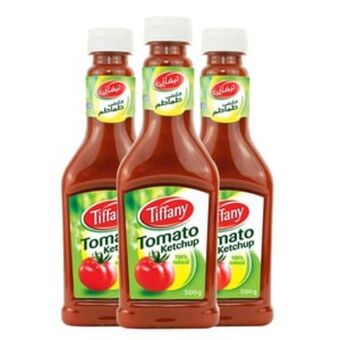 Lulu Hypermarket Tiffany ketchup 3 x 500g offer
