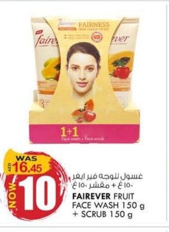 KM Trading Fairever Fruit Face Wash 150 g + Scrub 150 g offer
