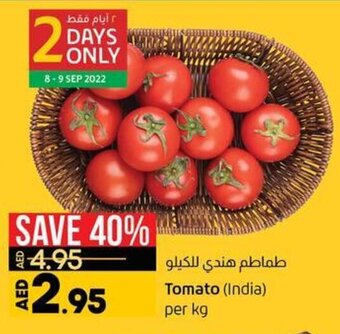 Lulu Hypermarket Tomato (India) per kg offer