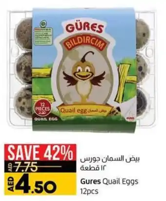Lulu Hypermarket Gures Quail Eggs 12pcs offer